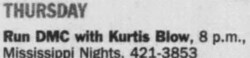 Run DMC / Kurtis Blow on May 21, 1998 [202-small]