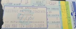 Metallica  / Queensrÿche on Mar 12, 1989 [268-small]