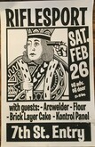 Rifle Sport / Arcwelder / Flour / Brick Layer Cake / Kontrol Panel on Feb 26, 2000 [307-small]