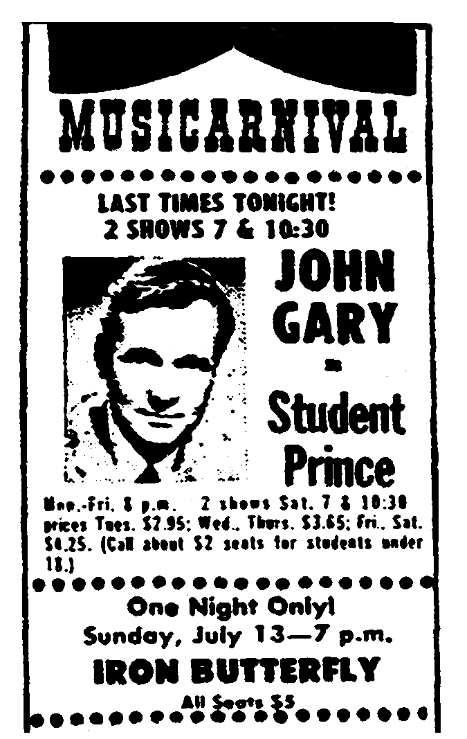 Iron Butterfly Concert & Tour History Concert Archives