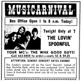 The Lovin' Spoonful / Selective Service on Jul 16, 1967 [081-small]
