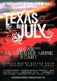 tags: Gig Poster - Texas In July / As Enemies Arise / BLONK / Haribo Macht Kinder Froh / Scar7 / To Heaven Earth Is Hell on Jul 11, 2010 [358-small]