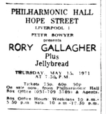 Rory Gallagher / Jellybread on May 13, 1971 [429-small]