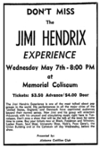 Jimi Hendrix / Cat Mother and the All Night Newsboys / Fat Mattress on May 7, 1969 [447-small]