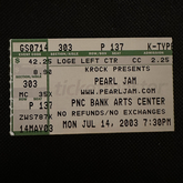 Pearl Jam / Sleater-Kinney on Jul 14, 2003 [730-small]