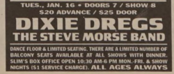 Dixie Dregs / Steve Morse Band / Willy Porter on Jan 16, 2000 [906-small]