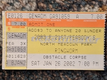 North Meadown Park / Ringworm / Obstacle Corpse on Jan 26, 2002 [073-small]
