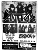 Anthrax / Celtic Frost / Exodus on Dec 11, 1987 [263-small]