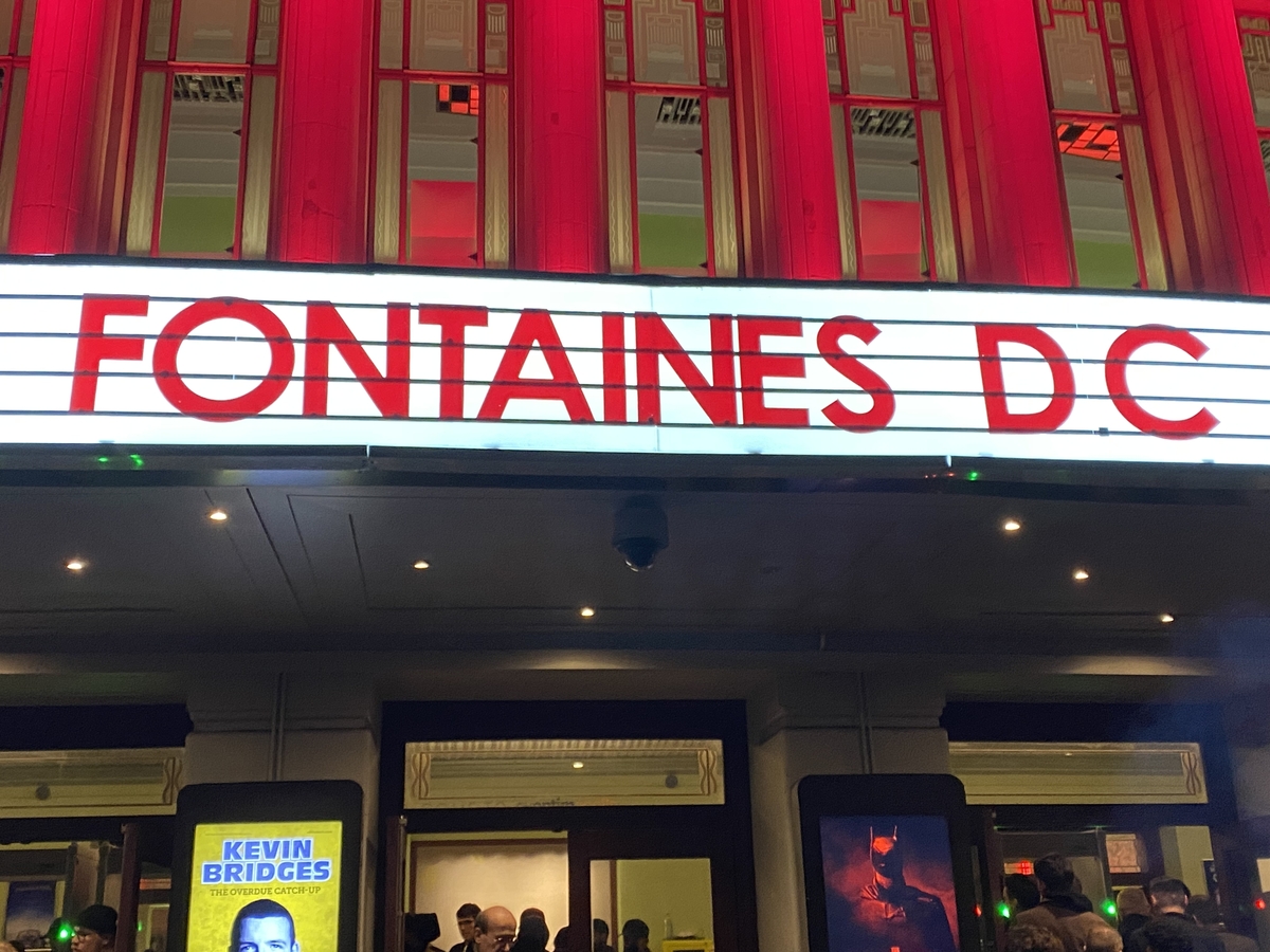 Nov 24, 2022 Fontaines D.C. at Eventim Apollo London, England, United