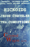 Hickoids / Jesus Chrysler / The Conditionz on Dec 15, 1988 [352-small]