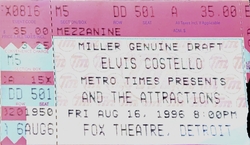 Elvis Costello & The Attractions on Aug 16, 1996 [920-small]