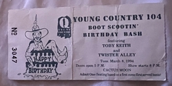 Toby Keith / Twister Alley on Mar 8, 1994 [037-small]