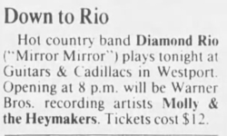 DIAMOND RIO / MOLLY & THE HEYMAKERS on Oct 15, 1991 [054-small]