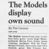 Models / The Front on Jul 8, 1986 [094-small]