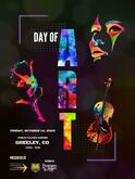 Day of Art (2022) Official Poster, tags: University of Northern Colorado Artists, Edward W. Hardy, Sarah Off, Rand Harmon, Greeley, Colorado, United States, Gig Poster - University of Northern Colorado Artists / Edward W. Hardy / Sarah Off / Rand Harmon on Oct 14, 2022 [168-small]