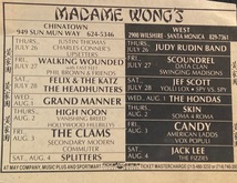 Scoundrel / Data Clan / Swinging Madisons on Jul 27, 1984 [270-small]
