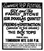 Sly and the Family Stone / Sir Douglas Quintet / Friends Of Distinction / The Box Tops on Aug 9, 1969 [540-small]