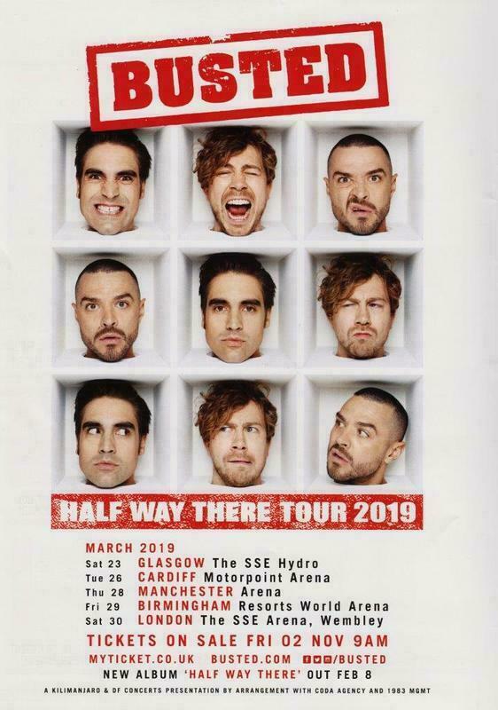 busted tour what time does it finish