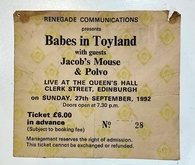 Babes in Toyland / Polvo / Jacob's Mouse on Sep 27, 1992 [897-small]