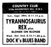 T-Rex / Blonde On Blonde on Sep 29, 1968 [981-small]