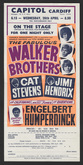 The Walker Brothers / Englebert humperdink / Cat Stevens / Jimi Hendrix on Apr 26, 1967 [113-small]