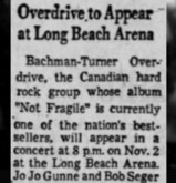 Bachman-Turner Overdrive / JoJo Gunne on Nov 2, 1974 [544-small]