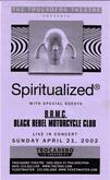Spiritualized / Black Rebel Motorcycle Club on Apr 21, 2002 [740-small]