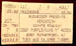 Aerosmith / Deep Purple / Guns N' Roses on Aug 16, 1988 [822-small]