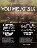 You Me At Six / Dinosaur Pile-Up / Cute Is What We Aim For / Conditons on Oct 4, 2013 [195-small]