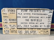 The Outfield  / Van Zant on Jul 5, 1986 [168-small]