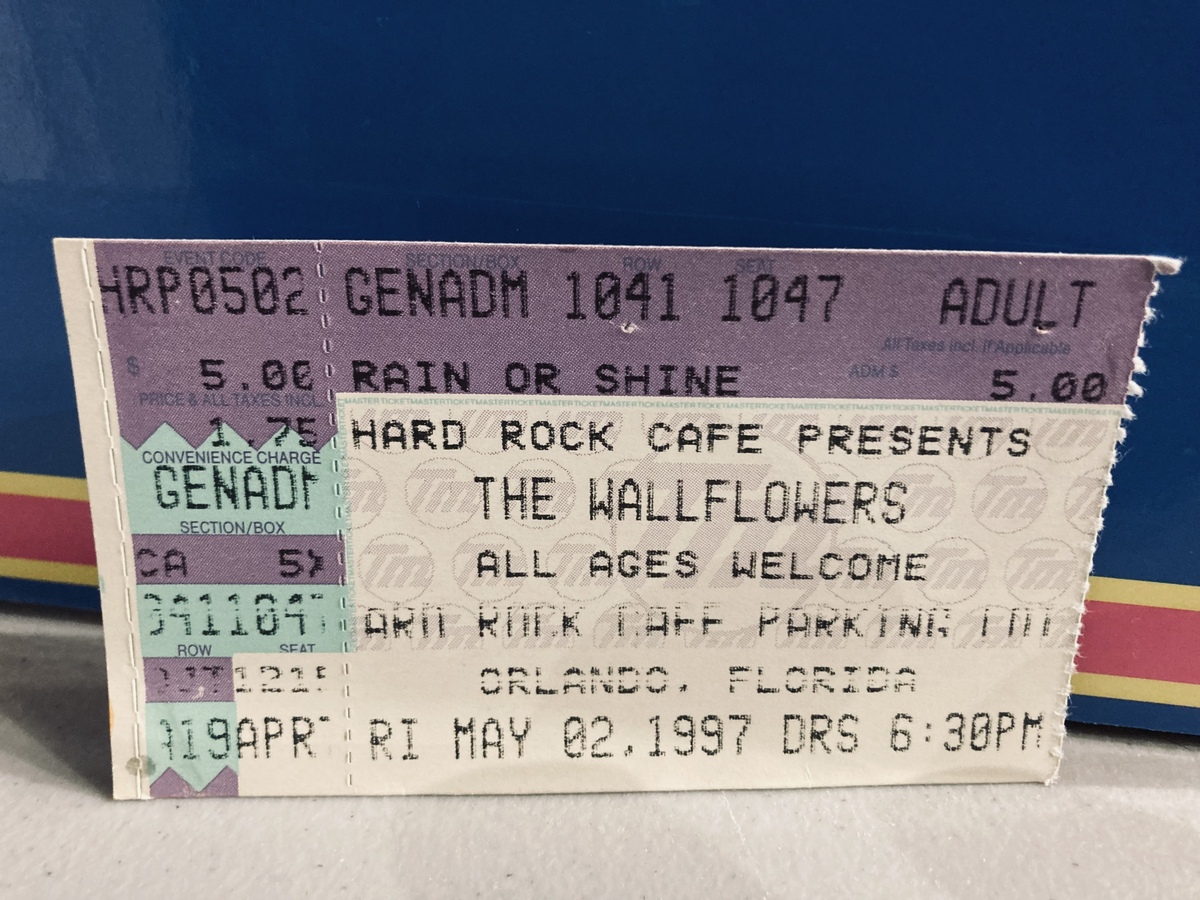 The Wallflowers's 1997 Concert & Tour History Concert Archives