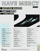 Have Mercy / Boston Manor  / Can't Swim / A Will Away on Oct 21, 2017 [232-small]