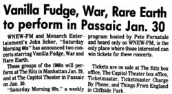 Vanilla Fudge / rare earth / War on Jan 30, 1987 [475-small]