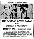 The Mamas & the Papas / Peter & Gordon on May 15, 1966 [542-small]