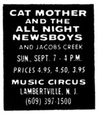Cat Mother and the All Night Newsboys / Jacobs Creek on Sep 7, 1969 [670-small]