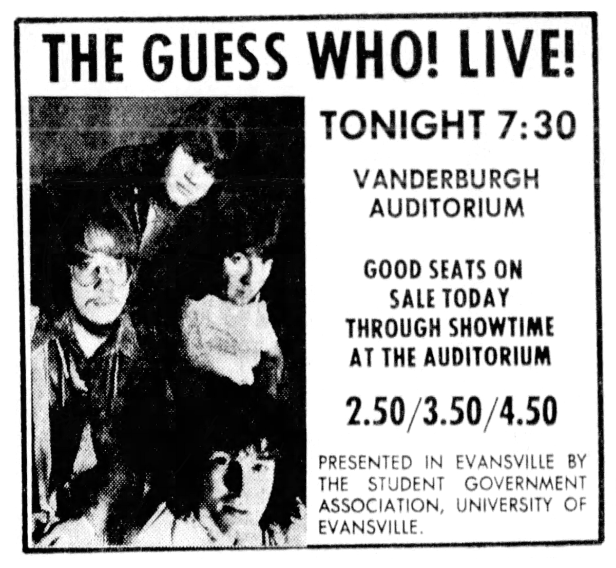 The Guess Who Concert & Tour History (Updated for 2023) Concert Archives