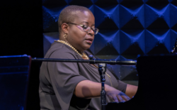 Nnenna Ogwo at Joe's Pub at the Public Theater (2018), tags: Nnenna Ogwo, New York, New York, United States, Joe's Pub - Nnenna Ogwo / Sterling Strings / Edward W. Hardy / Frédérique Gnaman / Eugene Dyson / Eric Cooper on Jun 19, 2018 [855-small]
