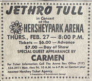Jethro Tull / Carmen on Feb 27, 1975 [987-small]