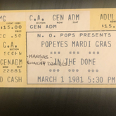 Kansas / Charlie Daniels Band  / Hank Williams Jr / Molly Hatchet / Delbert McClinton on Mar 1, 1981 [007-small]