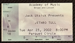 Jethro Tull / Willy Porter on Apr 23, 2002 [057-small]