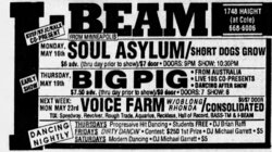 tags: Soul Asylum, Short Dogs Grow, Advertisement, I-Beam - Soul Asylum / Short Dogs Grow on May 16, 1988 [061-small]