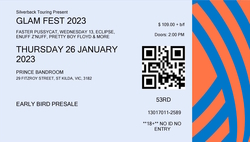 Ticket, Glamfest 2023 on Jan 26, 2023 [868-small]