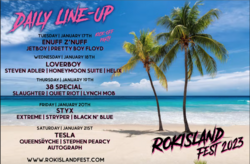 Official Line-Up, RokIsland Fest 2023  Day #1 on Jan 18, 2023 [669-small]