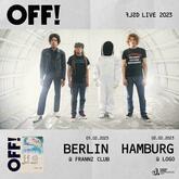 tags: Off!, Hamburg, Hamburg, Germany, Gig Poster, Logo - Off! / Cable Ties on Feb 2, 2023 [770-small]