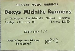 Dexys Midnight Runners / The Upset / Black Arabs on Jun 29, 1980 [959-small]