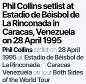 Phil Collins / Aditus on Apr 28, 1995 [345-small]