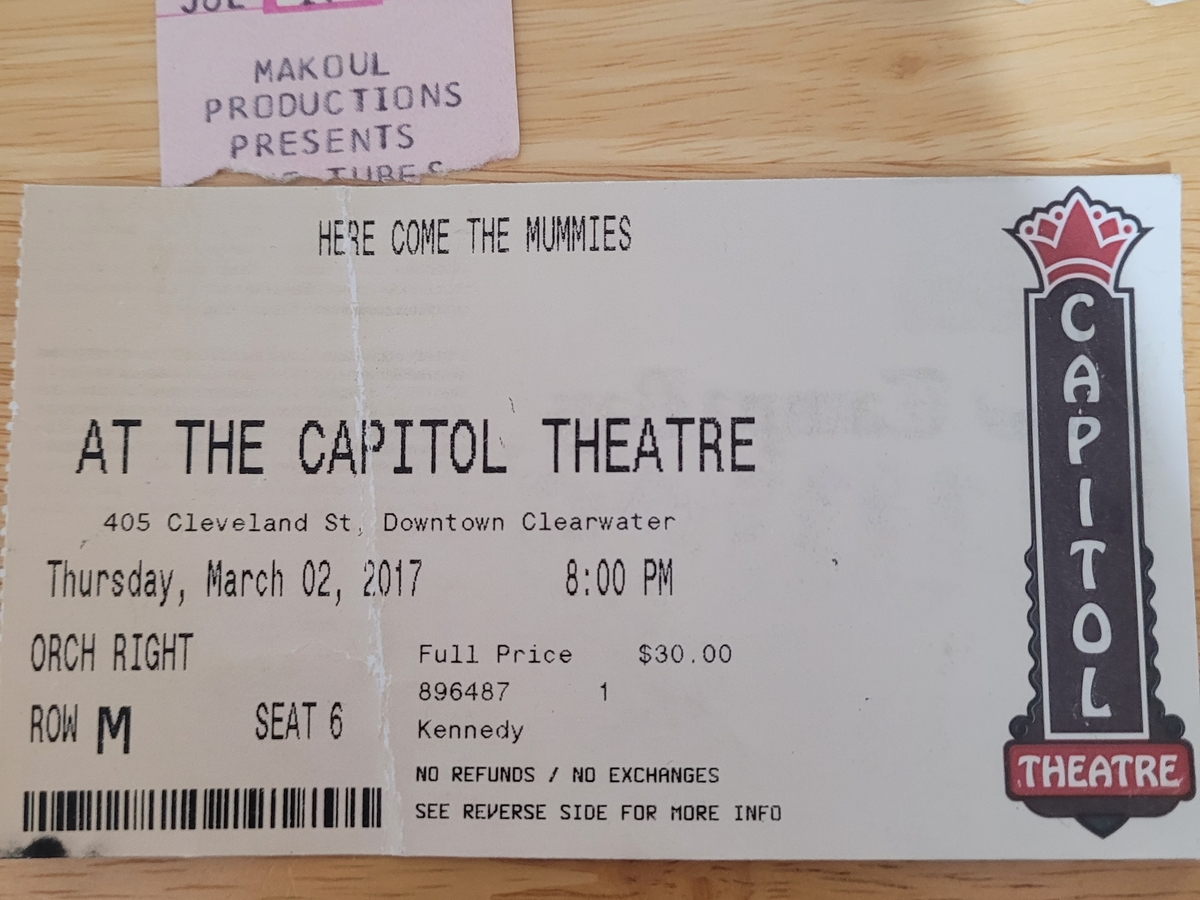 Here Come the Mummies Concert & Tour History (Updated for 2024