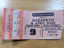 Nazareth / April Wine on Mar 9, 1981 [511-small]