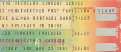 Allman Brothers Band on Aug 23, 1981 [560-small]