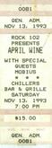 April Wine / Mobius on Nov 13, 1993 [624-small]